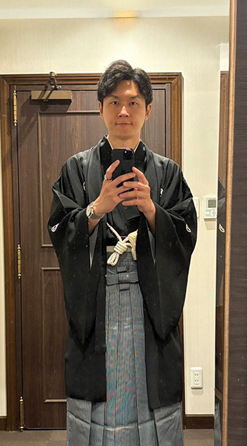 男性着物礼装イメージ